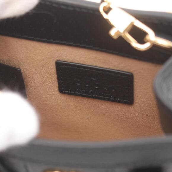 Gucci Diana Super Handbag Leather Black - Picture 3 of 3